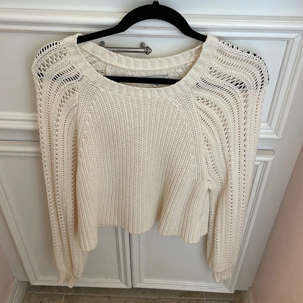 American Eagle Cream Sweater